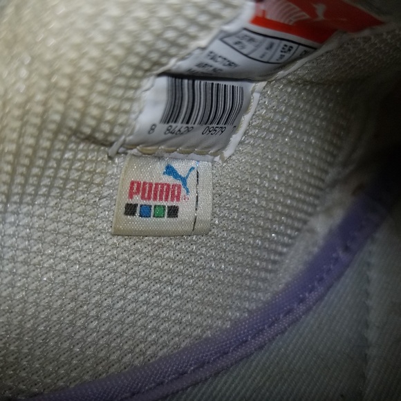 {Puma} white slip-on sneakers/clogs/mules, sz 8.5 - Picture 7 of 8